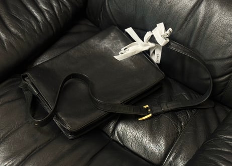loewe anagram leather shoulder bag