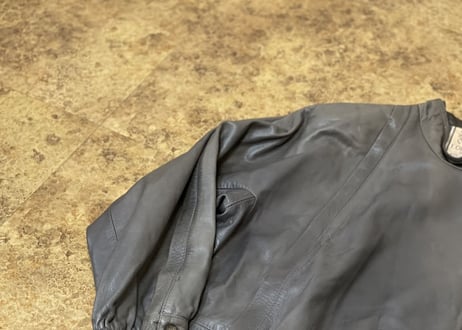 80's loewe leather blouson