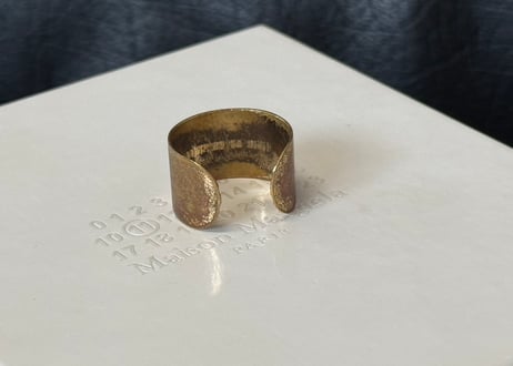 maison margiela antique finish ring #f