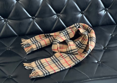 burberry check muffler