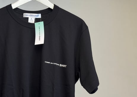 comme des garsons shirt logo tops dead stock L
