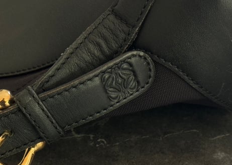 loewe "anton" bag nylon × leather
