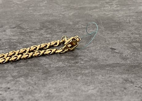 80-90s givenchy gold bracelet"F"