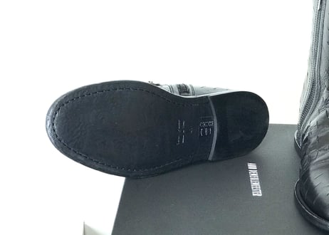 2019ss ann demeulemeester leather boots 41 dead stock