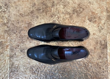 yves saint laurent heel leather shose UK7.5