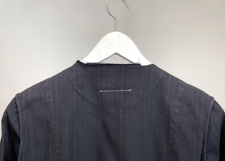 mm6 maison margiela military jacket black