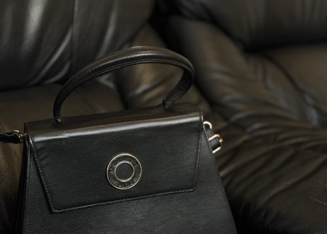 celine leather shoulder bag
