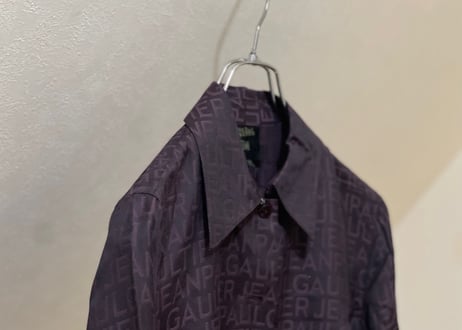 jean paul gaultier Jacquard shirt coat
