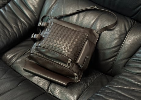 bottega veneta Intrecciato leather bag