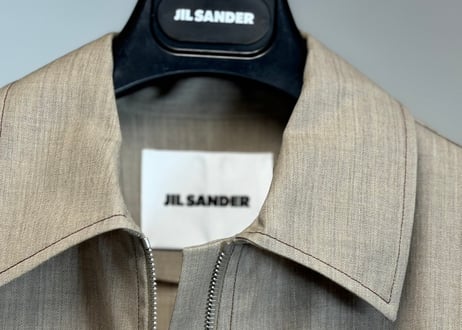 jilsander zip up jacket dead stock