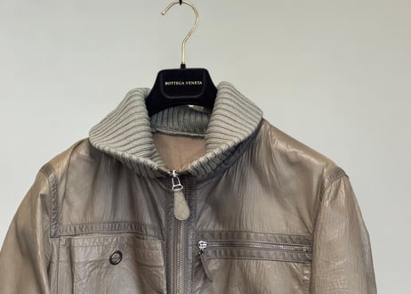 bottega veneta leather jacket
