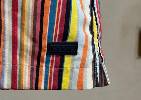 90s paul smith multi color zip jacket