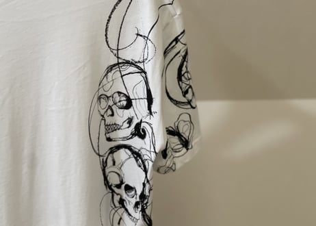 alexander mcqueen 2017ss skull motif tops