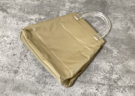 prada clear handle bag
