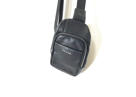 prada leather bag