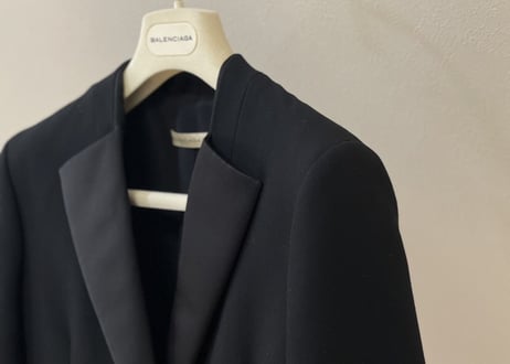 balenciaga "nicolas ghesquiere” tuxedo jacket