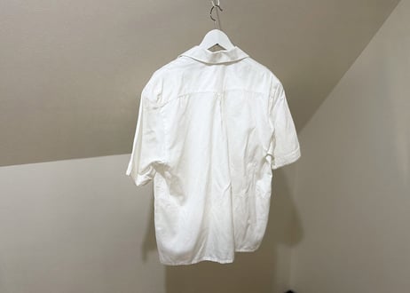 1980s hermes open collar shirt