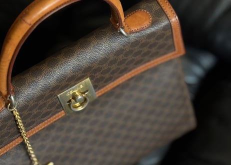 celine gold chain macadam bag