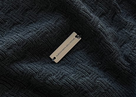 alessandro dell'acqua over size knit dead stock