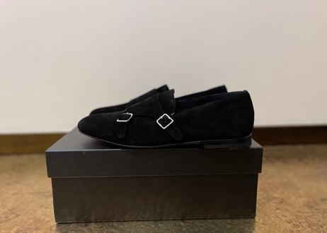 giuseppe zanotti 2021ss double monk strap shose 43 dead stock