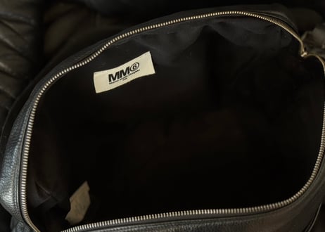 mm6 leather shoulder bag