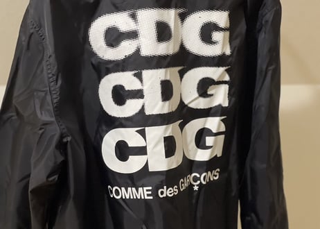 comme des garcons coach jacket