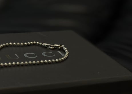 gucci silver bracelet