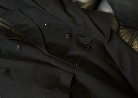 pure cashmere double long coat