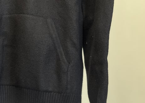 ami short hoodie