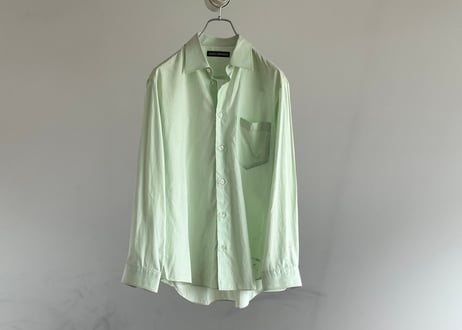 isseymiyake green shirt