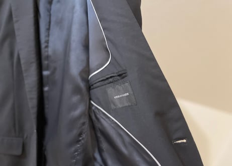 krisvanassche rib layered jacket