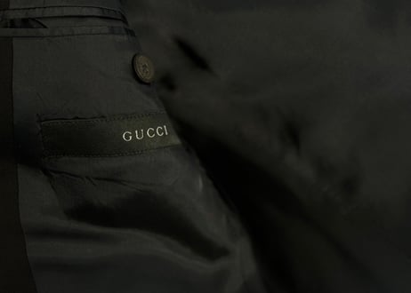 gucci set up suit black