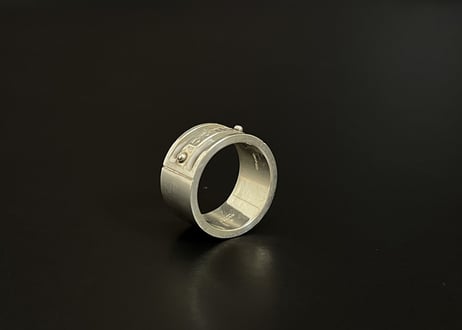 gucci silver ring 20号