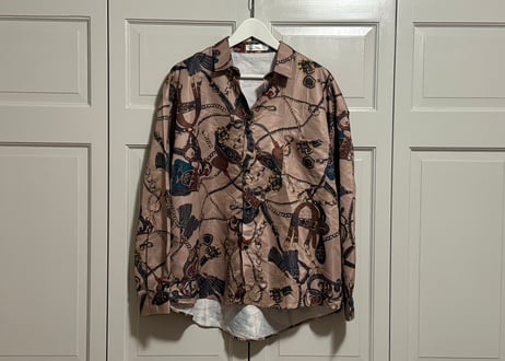 90s "総柄" shirt #A