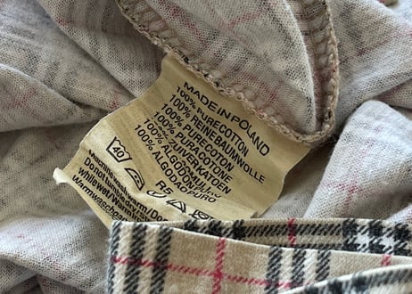 burberry made in poland check mock neck tops