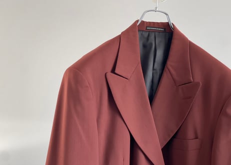 90s bordeaux double set up suit