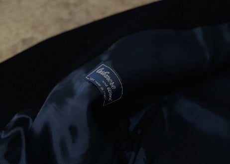 christian dior cashmere chester field coat