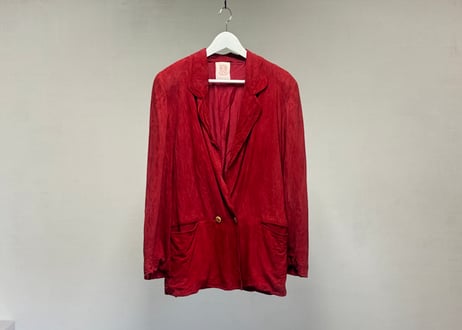 loewe double anagram leather jacket