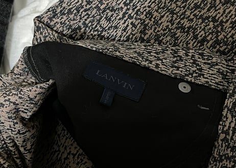 lanvin  jacquard pants dead stock