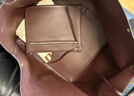 nanushka the origami tote large dead stock