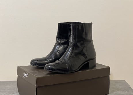 florsheim leather heel boots