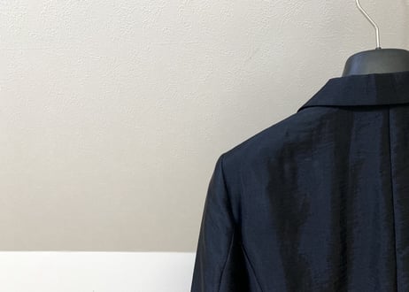 jil sander double jacket black