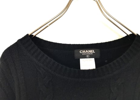 chanel coco cashmere knit