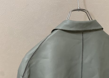 emporio armani sheep leather shirt jacket