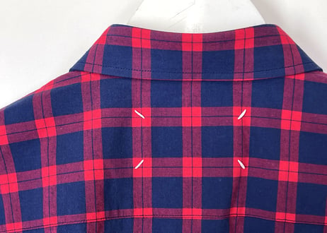 2018ss maison margiela check shirt dead stock