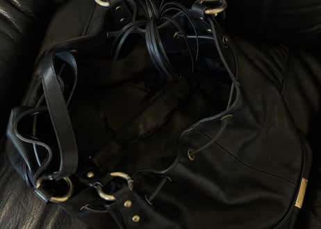 emporio armani leather bag