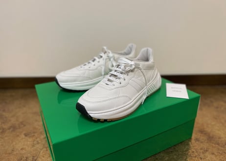 bottega veneta 2019aw leather sneakes white 42 dead stock