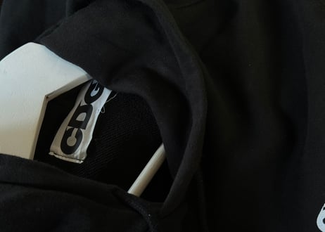 cdg comme des garcons 2023aw logo hoodie