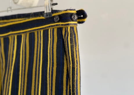 comme des garcons shirt made in France multicolored slacks