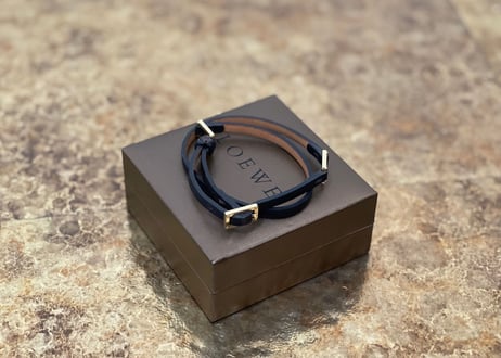 loewe leather bracelet